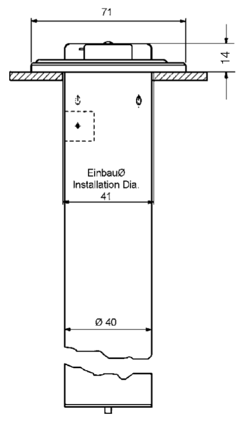 VDO Kraftstoff-Tauchrohrgeber 700 mm