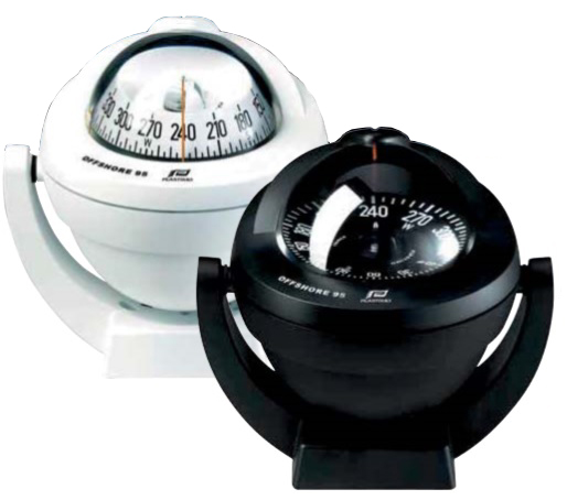 Plastimo Offshore 95 Kompass Einbau flach schwarz