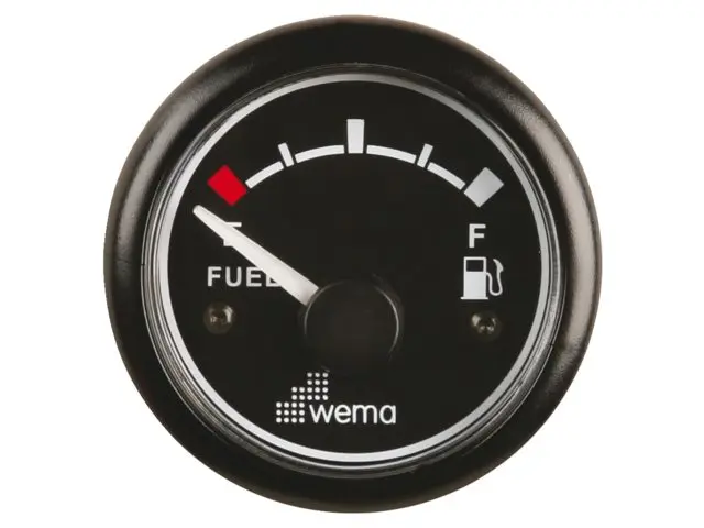 Motor Trimm Anzeiger schwarz