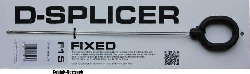 D-Splicer F-Serie FIXID 1,0 mm - für Seile bis 2 mm