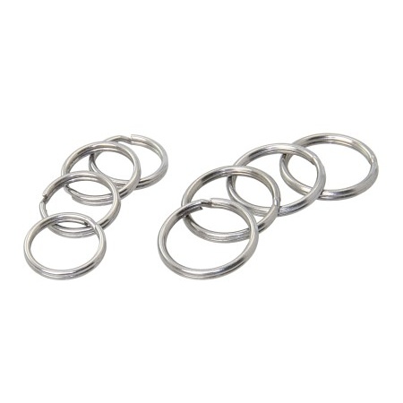 Schlüsselring Edelstahl chromoptik 16x1.3mm VP:10