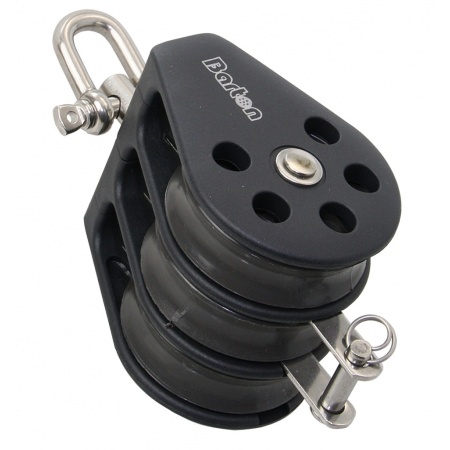 BARTON PERFORMANCE 3-fach Block mit Wirbelauge HF Gleitlager Größe 1