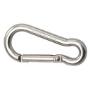 Edelstahl-Karabinerhaken AISI316 'GENIUS' 160 mm