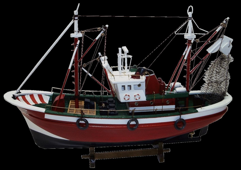 Atlantiktrawler "Red Lady" ca. 46 x 32 x 12 cm