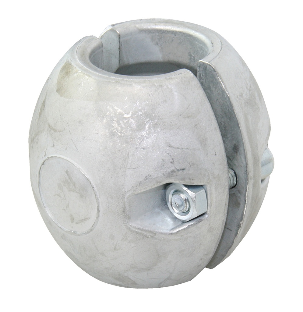 Wellenanode kugelförmig Zink Ø32 mm