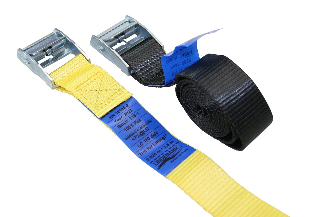Spanngurt 25mm x 5.0m schwarz