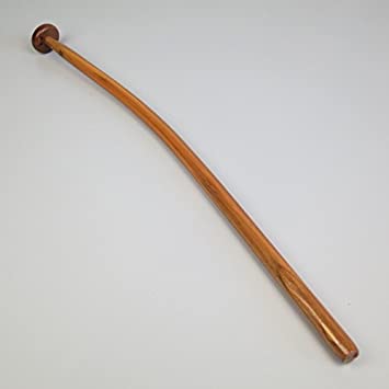 Flaggenstock Esche lackiert gebogen 80 cm x 19 mm