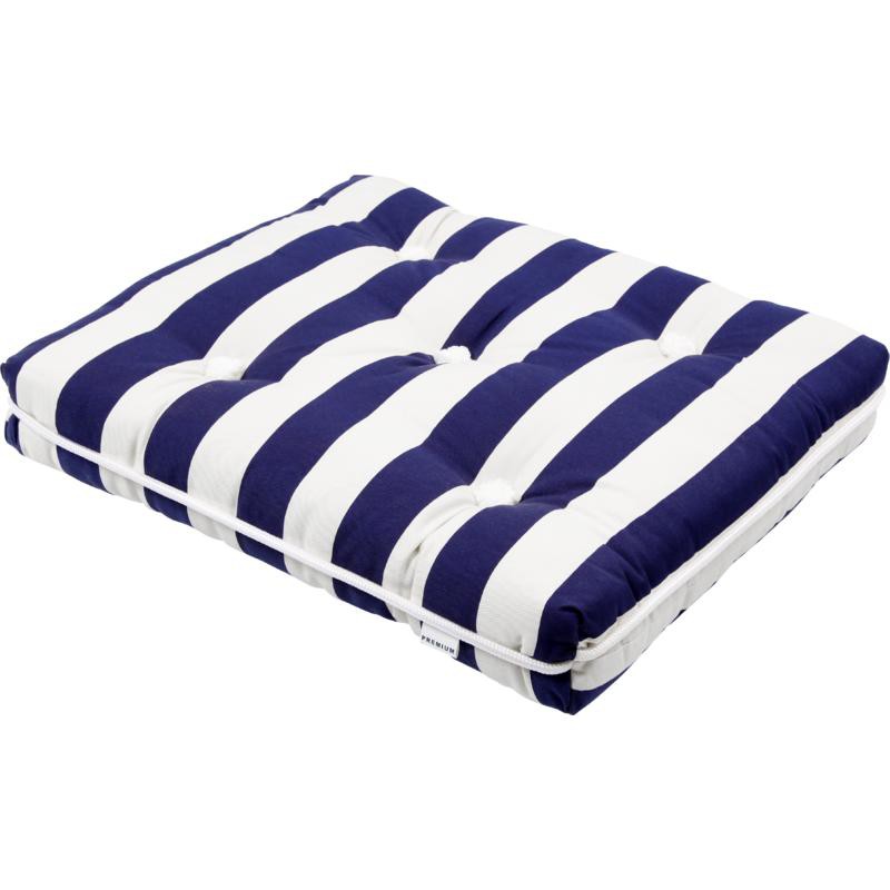 Kapok Sitzkissen einfach navy