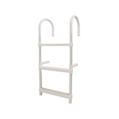 Badeleiter Aluminium mit 4 Stufen