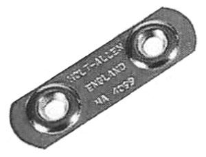 Holt Allen Fußgurtplatten Edelstahl SB-Pack per Paar