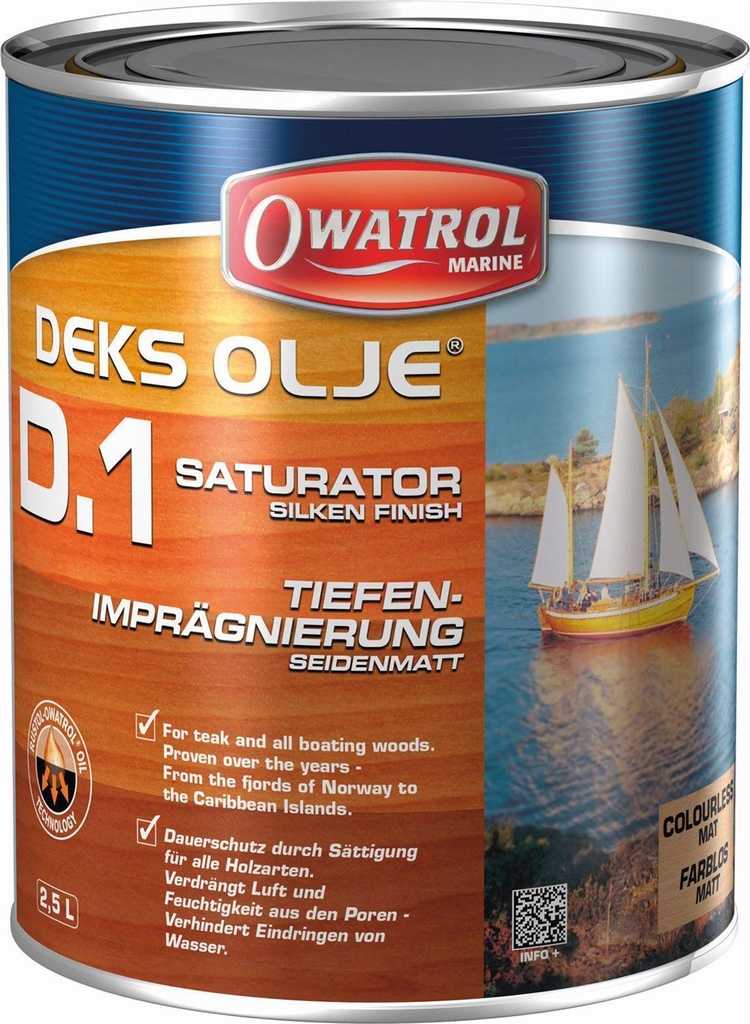 Owatrol Deks Olje D1 2,5 Liter