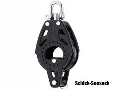 Harken Carbo Block 57mm Wirbel u. Hundsfott HK2601