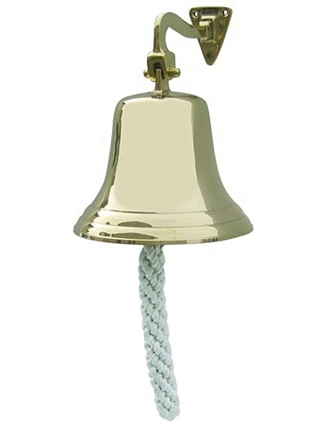 Schiffsglocke 19,5 cm messing