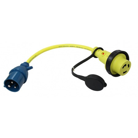 [40579] AdaptKabel CEE Stecker/NEMA Kuppl.16A 230V 05m