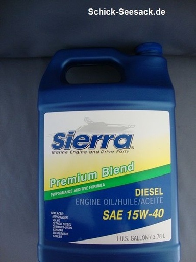 [27576] Sierra Motoröl 3,78L Dieselmotoren SAE 15W-40