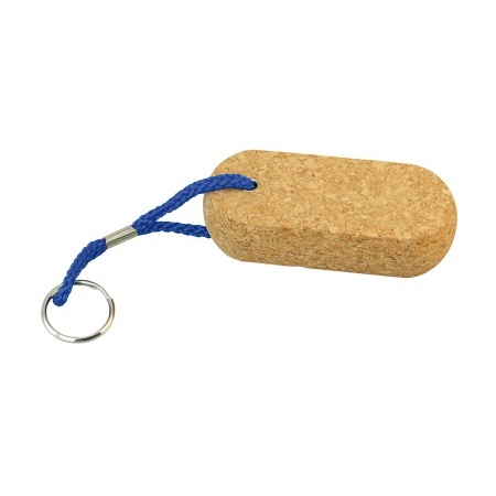 [31963] Schlüsselanhänger mit 1 Kork flach-oval