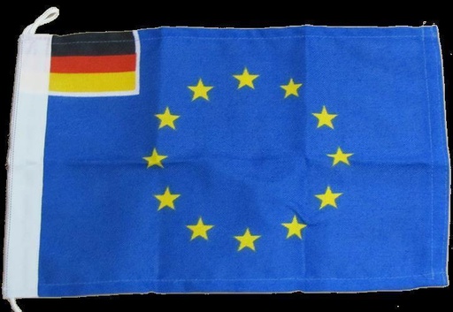 Flagge Europa mit Deutschlandflagge