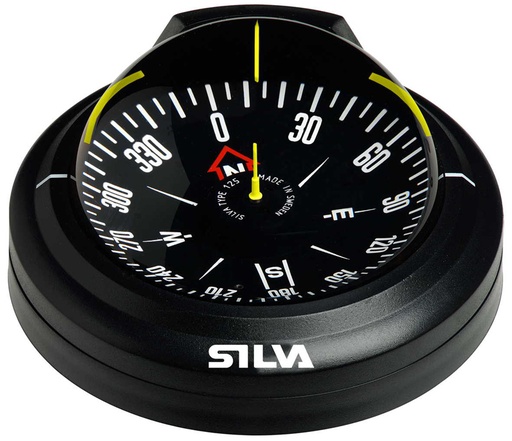 [43229] Silva Kompass 125FTC Pacific Schwarz mit Kompensator