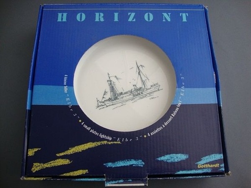 [29455] Teller klein Horizont 4er Set Auslauf-Dekor