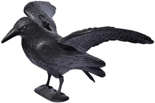 [44298] Kunststoff Krähe zur Tauben- und Möwenabwehr