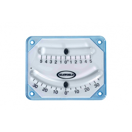 [40901] Krängungsmesser Kunststoff 10x8cm