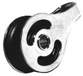 [25794] SEA SURE Einfachblock gleitl. 25mm, Seil 8mm, Auge