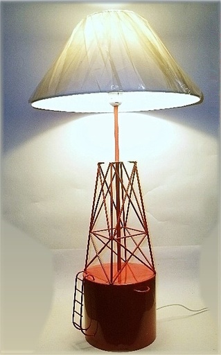 [475019R] Bojenlampe, rot, ca. 82 cm