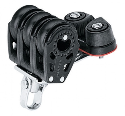 [40774] Harken 29mm Carbo Dreifachblock mit Carbo-Cam